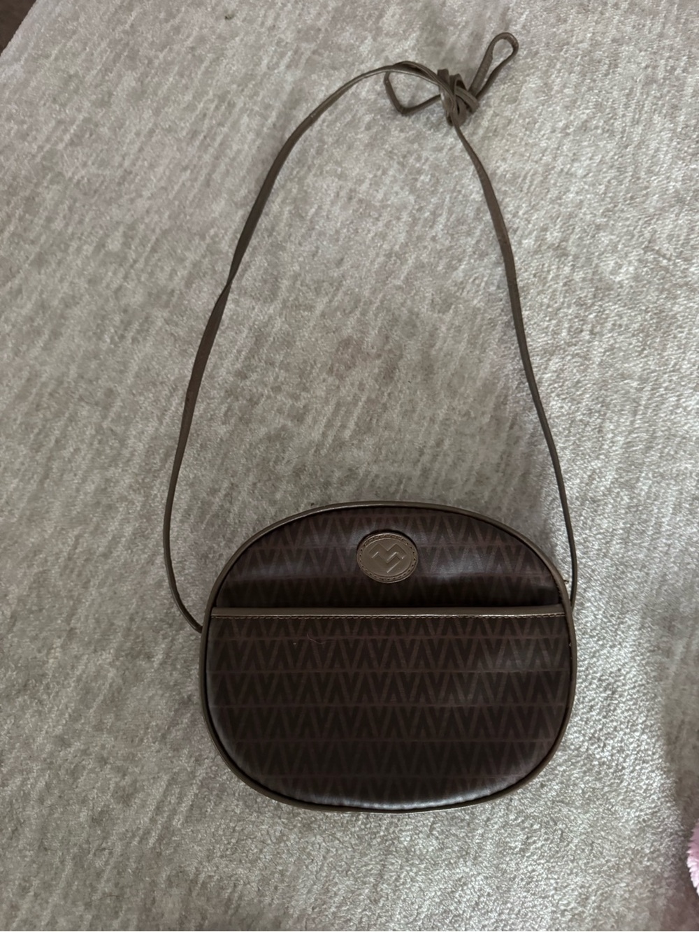 Vintage Mario Valentino Monogram Crossbody (80s-90s)